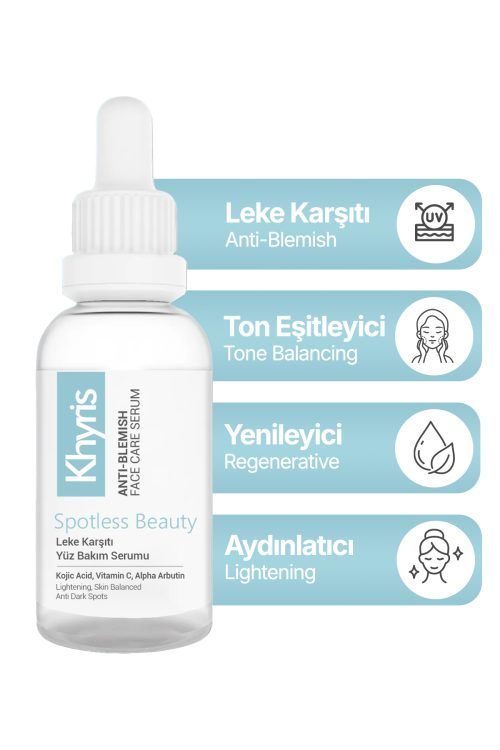 Khyris Leke Karşıtı Cilt Serumu 30 ml – Arbutin & Kojik Asit Içerikli, Yenileyici Ve Ton Eşitleyici