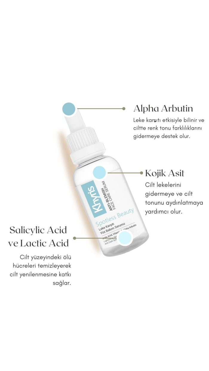Khyris Leke Karşıtı Cilt Serumu 30 ml – Arbutin & Kojik Asit Içerikli, Yenileyici Ve Ton Eşitleyici - Görsel 3